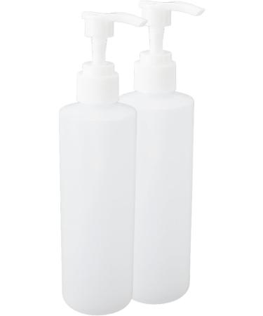 Hushui 2-Pack 250ml Professional Replacement Bottles for Massage Oil & Lotion - Refillable Pump for Easy Use - Buy Online on GoSupps.com