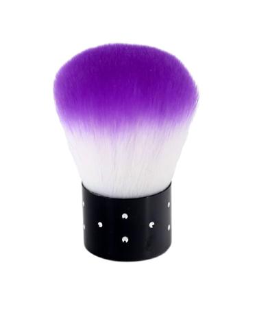 Dajidafu Multipurpose Nail Brush Salon-Worthy Nails At Home Soft And Comfortable Powder Cleaner Brush Nail Art Dust Brush purple