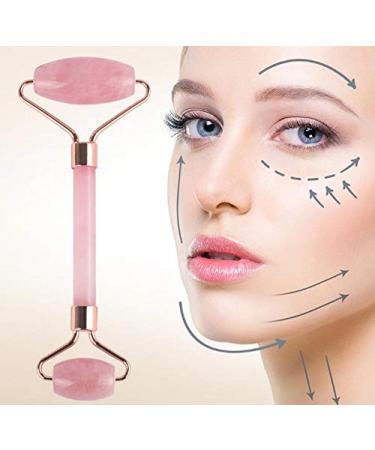 Buy Jade Roller & Rose Quartz Gua Sha Set for Skincare | Best International Shipping - Buy Online on GoSupps.com