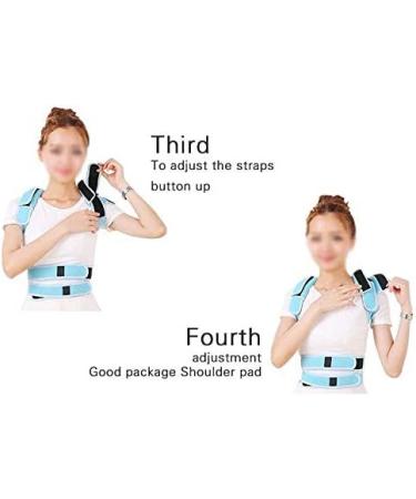 Adjustable Posture Corrector & Back Support Belt for Men & Women | Improve Shoulder & Lumbar Support - Medium-M - Buy Online on GoSupps.com