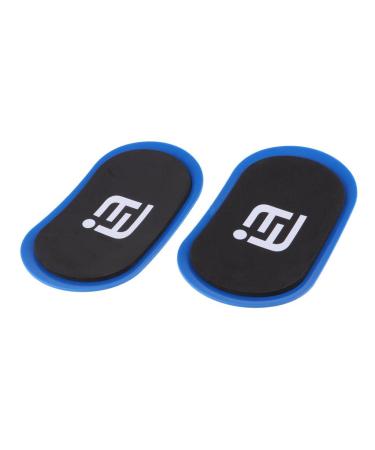 Aosekaa Exercise Sliders Double Sided Yoga Discs Yoga Slider for Women Men Blue