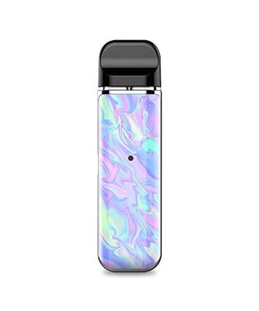 Design Skinz Iridescent Dahlia v1 Skin Decal Vinyl Wrap Compatible with The Smok Novo Pod System Vape (Vaping Device Not Included)