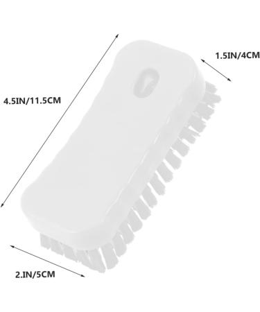 Mikinona Nail Brush Cleaning Scrubber Manicure Fingernail Scrubber Fingernail Clean Fingernail Scrubber Brush Nail Manicure Brush Foot Scrub Brush Handle White Small Brush Polyester - Buy Online on GoSupps.com