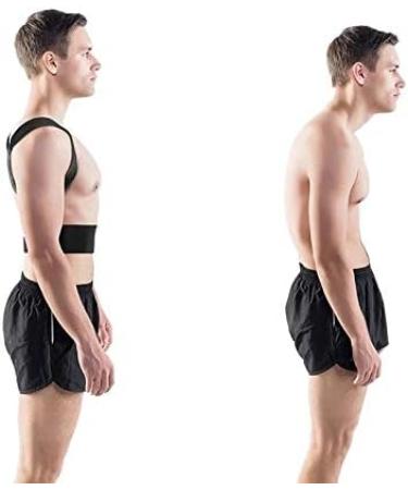 Orthosis Corset Back Brace - Posture Corrector with Magnetic Therapy for Upper Back - Small Size (D) - Improve Posture & Comfort - Buy Online on GoSupps.com