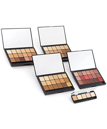 Graftobian Super Palettes PROPAK- Creme Makeup Palette- Cream Foundation Palette- HD Foundation Makeup- High Definition Cream Palette Corrector Palette and Lip Colors- 5 Pack Original Super Palettes - Buy Online on GoSupps.com