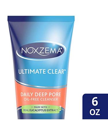 Noxzema Daily Deep Pore Cleanser 6 oz (Pack of 4) - Gentle Cleansing for Clear Skin - Buy Online on GoSupps.com