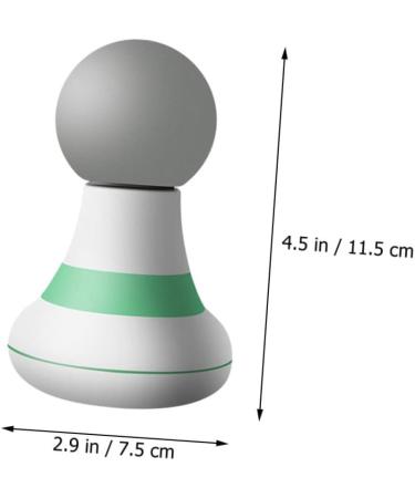 SESESFOUFU Portable Percussion Muscle Massage Device - 1STK Fascies Masion Power Tools for Ultimate Body Relaxation | USB Pebble Gel 11.5x7.5cm Green - Buy Online on GoSupps.com