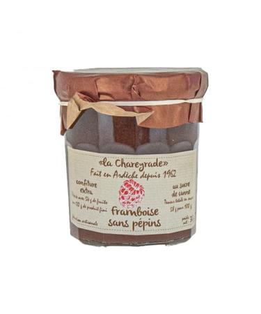 Raspberry jam seedless 360 g - Chareyrade