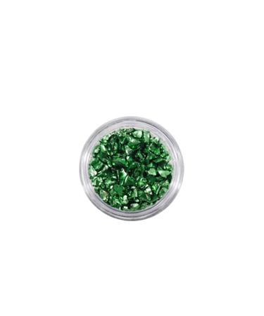 dijiusidy Nail Art Crushed Glass Stones Irregular Glitter Crystal Fragment DIY Rhinestone Fillers Mobile Phone Jewelry Making Green