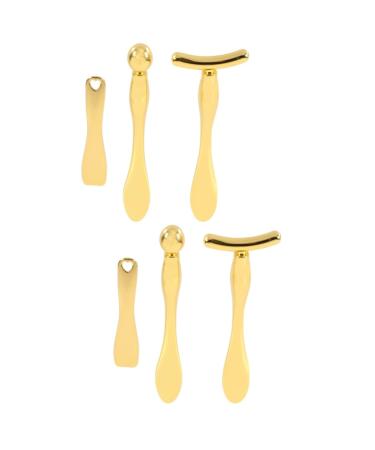 MAGICLULU Lot De 2 Cuill res Cr me Pour Le Visage Maquillage Cr me Pour Les Yeux Outil De Salon De Beaut Famille Et 3 Pi ces X 2