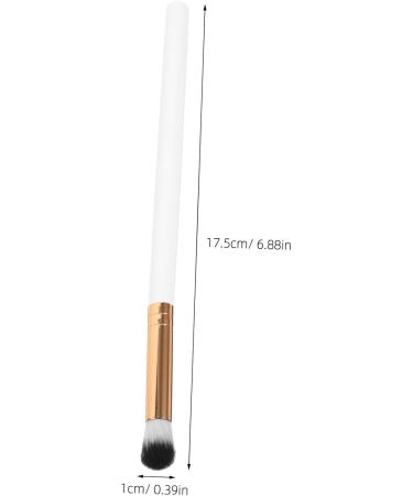 SOESFOUFU 10pcs Makeup Brush Concealer Brush Precision Eyeshadow Brush Eye Makeup Kit White Wooden Handle - Buy Online on GoSupps.com