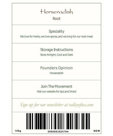 Organic Horseradish Root - Gourmet Quality from Organic Cultivation | Buy Merrettich Root Online - Buy Online on GoSupps.com