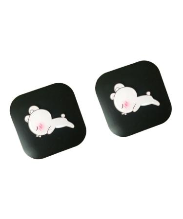 HOMSFOU 2pcs portable lens case container for lenses holder for lens container lens case cute holder