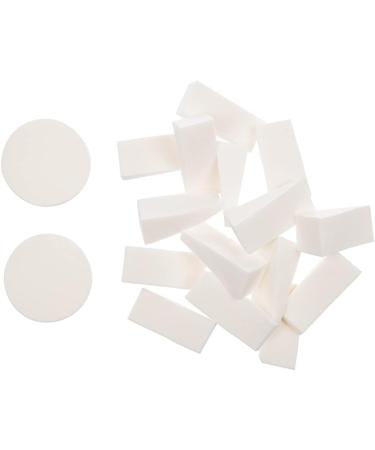 Invero 30 Piece Soft Makeup Sponge Blending Set - Triangle Beauty Wedges Circle Shaped Blender Sponges for Foundations Creams Powders or Nail Art - Wet and Dry use - Buy Online on GoSupps.com