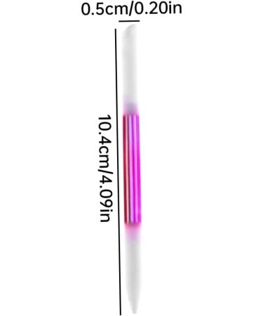 Glass Cuticle Pusher Manicure Stick Nail Cuticle Remover Tools Rosy Brushes - Buy Online on GoSupps.com