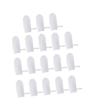 Minkissy 1 set 18 pieces gauze fingerlings tooth toddler milk baby care care fingerbrush for toddlers milk teeth clean disposable cleaning brush care needs wet wipes