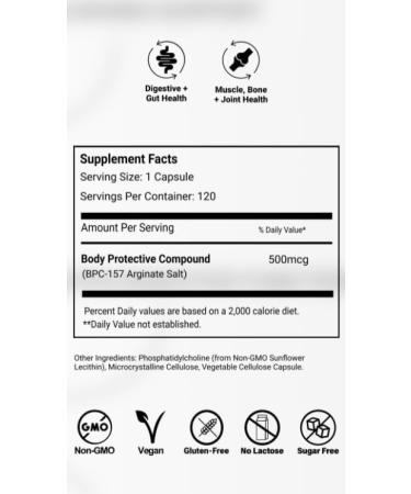 Body Protective Comp. | Research Proven Quality | 120 Cap | 3rd Party Tested - Buy Online on GoSupps.com