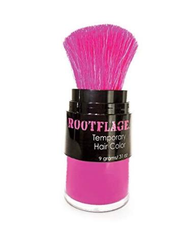 Rootflage Temporary Hair Dye Pink Colored Hair - Shampoo Out Pink Color Powder -Works on Dark Hair (01 Pink Parade)