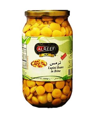 Al Reef Premium Lupini Beans 35oz /1000g - Pack of 2 Glass Jars - Buy Online on GoSupps.com