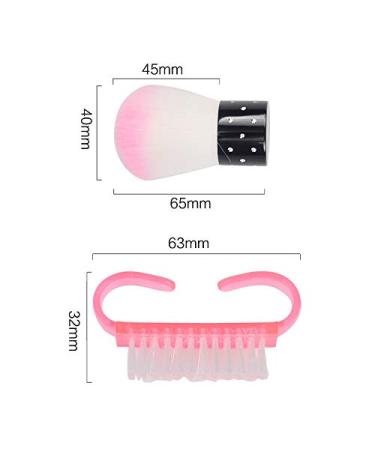 Artlalic 4-Piece Nail Art Cleaning Brush Set - Colorful Manicure & Pedicure Tools for Nail Care | International Shipping Available - Buy Online on GoSupps.com