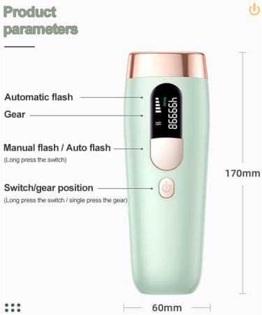 Painless IPL Hair Removal Device for Women and Men - Permanent Hair Removal Kit for Intimate Areas, Bikini Line, Facial, Armpits, Legs, Arms - White - Buy Online on GoSupps.com