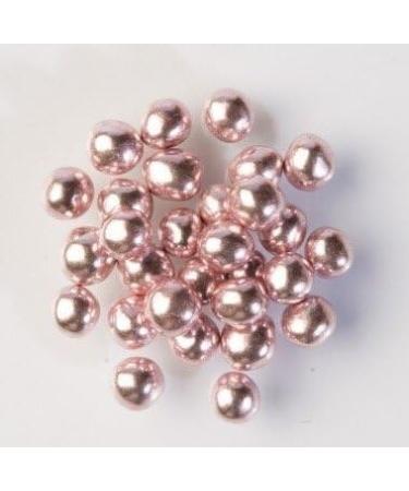 METALLIC PINK/ROSE 6mm PEARLS BALLS Edible Sugar Cupcake Sprinkles Decoration 50G - Buy Online on GoSupps.com