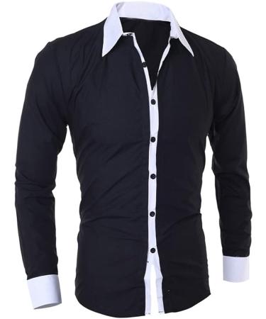 Men's Graphic Button Down Shirt | Long Sleeve Casual T-Shirt | Funny Prints | XX-Large - Buy Online on GoSupps.com