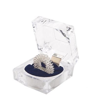Chi -Enterprise - Premium massage ring for the finger |Anti -stress ring |Acupressure Ring - Anxiety Ring |Contents: 1x anti -stress ring (silver/tall) with box - Buy Online on GoSupps.com