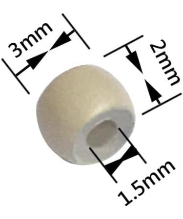 400pcs/lot 3.0mm Silicone Nano Rings Hair Extension Nano Beads Silicone Lined Nano Rings Micro Rings Beads Links for Hair Extensions (Gray Blonde) 400pcs/lot Gray Blonde - Buy Online on GoSupps.com
