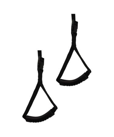 2pcs Auto Grab Handle Vehicle Support Handle Adjustable Standing Aid Safety Handle Non Slip Car Assist Device Hanging for Elderly (Black)