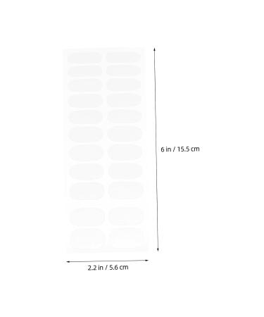 HAPINARY 6 Sheets Nail Patch Gels Transparent Nail Polish Nail Kits Nail Art Stickers Manicure Kit Clear Nail Polish Sheer Nail Polish Nail Sticker Gel Nail Kit Nail Wraps Double Sided Tape - Buy Online on GoSupps.com