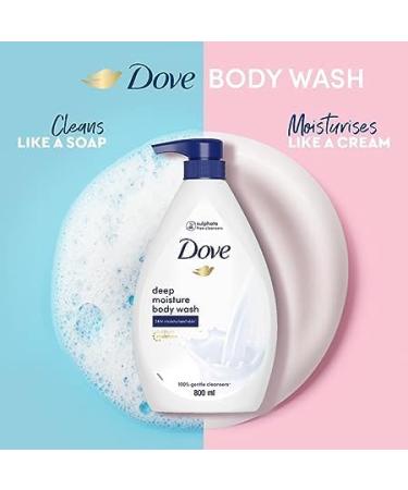 Deeply Nourishing Body Wash | 800 ml | Moisturizing for Softer Skin | Dove Body Wash for Men & Women | Ideal for Dry Skin - Buy Online on GoSupps.com