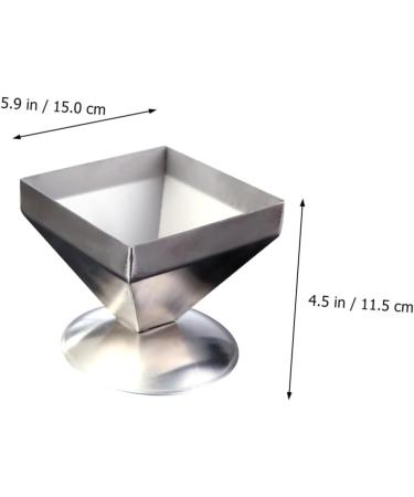 Alipis Meat Press 1pc Pagoda Meat Mold Flatware Dessert Kitchen Meat Plate Meat Dishes Shaping Tool Cake Mold Rice 15c 15x15CM Silver - Buy Online on GoSupps.com