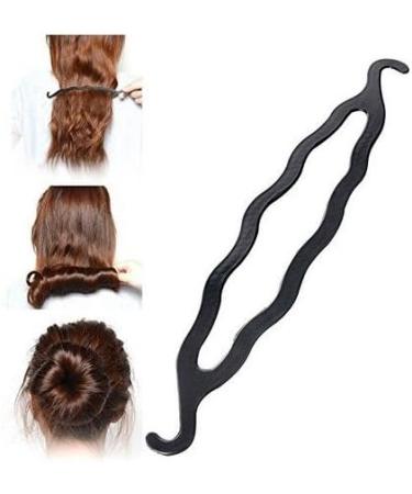 6-Piece Plastic Bun Maker Curler/Hair Holders - Twist, Clip, and Style with Ease! - Buy Online on GoSupps.com