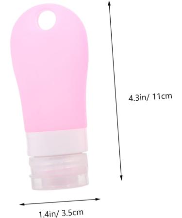 minkissy Aboard Buckle Bottling Squeeze Dispenser Silicone Bottle Refillable Bottle Containers with Hook Emulsion Bottle Storage Bottle Empty Bottle Set Bottle Travel Silica Gel - Buy Online on GoSupps.com