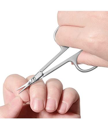 Craft Scissors Beauty Scissors Stainless Steel Eyelash Eyebrow Fine Hair Trimmer Scissor Sharp Agnail Cutter Scissors - Buy Online on GoSupps.com