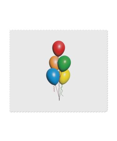 2 x 'Party Balloons' Microfiber Lens/Eyeglass Cleaning Cloths (LC00021551)