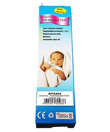 Digital Oral Thermometer - Accurate Temperature Reading with Rigid Tip - Buy Online on GoSupps.com