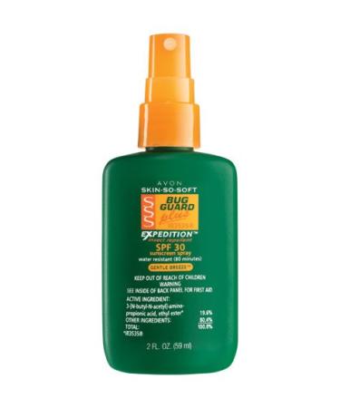 AVON Skin So Soft Bug Guard SPF 30 Mini Travel Size 2 oz