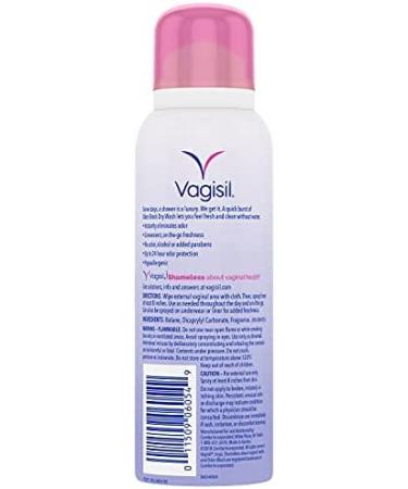 Vagisil Odor Block Feminine Dry Wash Deodorant Spray for Women - Gynecologist Tested - On The Go Hygiene - 2.6 Oz (Pack of 4) - Buy Online on GoSupps.com
