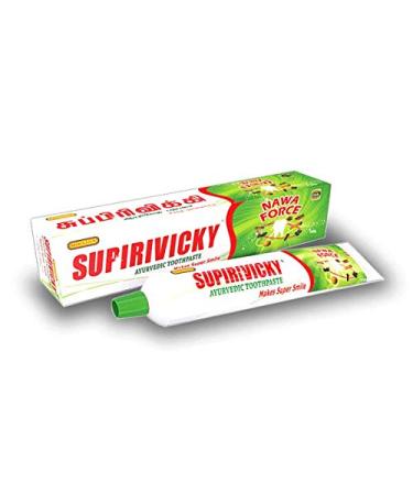 3 X 110g Tubes Siddhalepa Supirivicky Ayurvedic Herbal Toothpaste - Buy Online on GoSupps.com