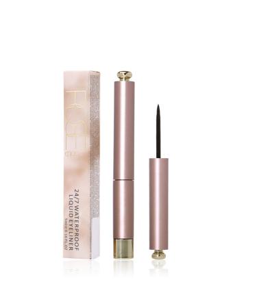 rongweiwang Eyeliner Long Lasting Waterproof Sweatproof Natural Eyeliner Pencil Portable Cosmetics Eyes Make Up Women Girls Thick Head