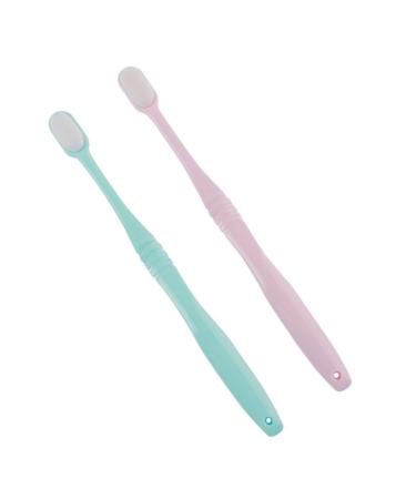 Partykindom 2st coal toothbrush soft toothbrush for the family toothbrushes micro-sensitive teeth toothbrush toothbrush nylon toothbrush portable toothbrush adult capacity