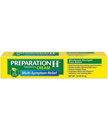 Preparation H Maximum Strength Hemmorhoidal Cream-1.8 oz 1.8 Ounce (Pack of 1)