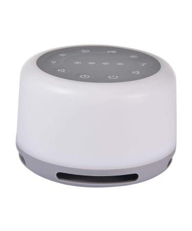 White Noise Machine Portable Rechargeable Sleep Sound Machine 10 Natural Sounds Therapy Continuous or Timer for Baby Kids Adults