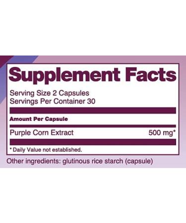 CellFend Purple Corn Extract 500mg - Super Antioxidant & Mitochondrial Support - 60 Vegan Capsules - Buy Online on GoSupps.com