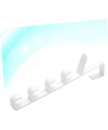 ULTECHNOVO 4 Pcs Towel Hooks Door Hanging Rack Multifunctional Hooks Five Sections Door Hanger 2pcsx2pcs Whitex2pcs - Buy Online on GoSupps.com