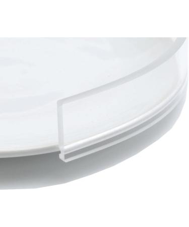 Fabacare Plate Rim - Transparent Eating Aid for Seniors | Edge Increase for Special Dishes (25.5-27.5 cm) - Buy Online on GoSupps.com