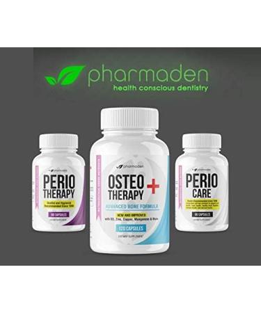 OsteoTherapy+ Advanced Bone Support Supplement - High Absorption Vitamin C, MK4/MK7, Calcium, Manganese, Magnesium - Buy Online on GoSupps.com