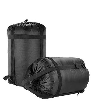 2pack Compression Stuff Sack Waterproof Sleeping Bags Storage Stuff Sack Camping Hiking Backpacking Bag for Travel
